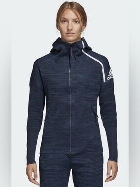 Adidas Parley Sport Tech Zip Up Jacket / Sweater